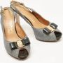 Salvatore Ferragamo Pre-owned Leather sandals Gray Dames - Thumbnail 4