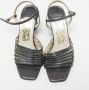 Salvatore Ferragamo Pre-owned Leather sandals Gray Dames - Thumbnail 3