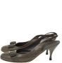 Salvatore Ferragamo Pre-owned Leather sandals Gray Dames - Thumbnail 3