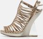 Salvatore Ferragamo Pre-owned Leather sandals Gray Dames - Thumbnail 2