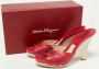 Salvatore Ferragamo Pre-owned Leather sandals Red Dames - Thumbnail 9