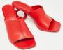 Salvatore Ferragamo Pre-owned Leather sandals Red Dames - Thumbnail 4