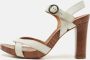 Salvatore Ferragamo Pre-owned Leather sandals White Dames - Thumbnail 2