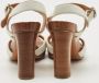 Salvatore Ferragamo Pre-owned Leather sandals White Dames - Thumbnail 5