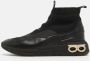 Salvatore Ferragamo Pre-owned Leather sneakers Black Dames - Thumbnail 2