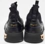 Salvatore Ferragamo Pre-owned Leather sneakers Black Dames - Thumbnail 5