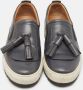 Salvatore Ferragamo Pre-owned Leather sneakers Black Heren - Thumbnail 3