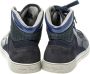 Salvatore Ferragamo Pre-owned Leather sneakers Blue Dames - Thumbnail 4