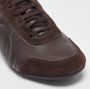 Salvatore Ferragamo Pre-owned Leather sneakers Brown Heren - Thumbnail 7