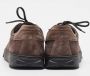 Salvatore Ferragamo Pre-owned Leather sneakers Brown Heren - Thumbnail 5