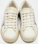 Salvatore Ferragamo Pre-owned Leather sneakers White Dames - Thumbnail 3