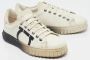 Salvatore Ferragamo Pre-owned Leather sneakers White Dames - Thumbnail 4