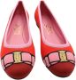 Salvatore Ferragamo Pre-owned Nylon flats Red Dames - Thumbnail 2