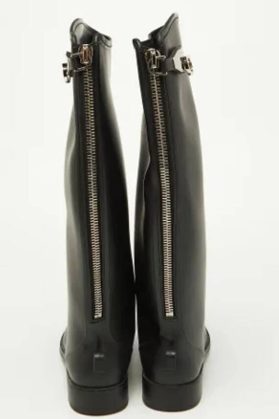 Salvatore Ferragamo Pre-owned Rubber boots Black Dames