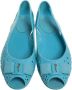 Salvatore Ferragamo Pre-owned Rubber flats Blue Dames - Thumbnail 2