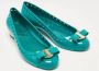 Salvatore Ferragamo Pre-owned Rubber flats Green Dames - Thumbnail 4