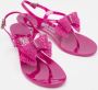 Salvatore Ferragamo Pre-owned Rubber sandals Purple Dames - Thumbnail 3