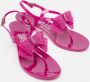 Salvatore Ferragamo Pre-owned Rubber sandals Purple Dames - Thumbnail 4