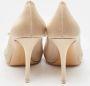 Salvatore Ferragamo Pre-owned Satin heels Beige Dames - Thumbnail 5