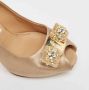 Salvatore Ferragamo Pre-owned Satin heels Beige Dames - Thumbnail 7