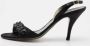 Salvatore Ferragamo Pre-owned Satin sandals Black Dames - Thumbnail 2