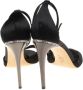 Salvatore Ferragamo Pre-owned Satin sandals Black Dames - Thumbnail 4