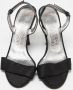 Salvatore Ferragamo Pre-owned Satin sandals Black Dames - Thumbnail 2