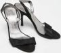 Salvatore Ferragamo Pre-owned Satin sandals Black Dames - Thumbnail 3