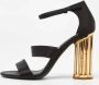 Salvatore Ferragamo Pre-owned Satin sandals Black Dames - Thumbnail 2