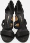 Salvatore Ferragamo Pre-owned Satin sandals Black Dames - Thumbnail 3