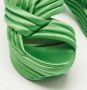 Salvatore Ferragamo Pre-owned Satin sandals Green Dames - Thumbnail 7