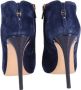 Salvatore Ferragamo Pre-owned Suede boots Blue Dames - Thumbnail 2