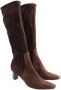 Salvatore Ferragamo Pre-owned Suede boots Brown Dames - Thumbnail 2