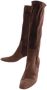 Salvatore Ferragamo Pre-owned Suede boots Brown Dames - Thumbnail 8