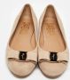 Salvatore Ferragamo Pre-owned Suede flats Beige Dames - Thumbnail 3