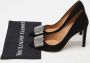 Salvatore Ferragamo Pre-owned Suede heels Black Dames - Thumbnail 9