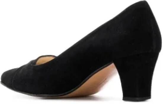 Salvatore Ferragamo Pre-owned Suede heels Black Dames