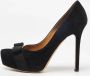 Salvatore Ferragamo Pre-owned Suede heels Black Dames - Thumbnail 2