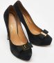 Salvatore Ferragamo Pre-owned Suede heels Black Dames - Thumbnail 4