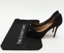 Salvatore Ferragamo Pre-owned Suede heels Black Dames - Thumbnail 9