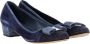 Salvatore Ferragamo Pre-owned Suede heels Blue Dames - Thumbnail 3