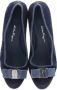 Salvatore Ferragamo Pre-owned Suede heels Blue Dames - Thumbnail 5