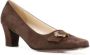 Salvatore Ferragamo Pre-owned Suede heels Brown Dames - Thumbnail 2