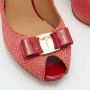 Salvatore Ferragamo Pre-owned Suede heels Orange Dames - Thumbnail 7