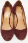 Salvatore Ferragamo Pre-owned Suede heels Red Dames - Thumbnail 3