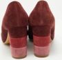 Salvatore Ferragamo Pre-owned Suede heels Red Dames - Thumbnail 5