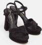 Salvatore Ferragamo Pre-owned Suede sandals Black Dames - Thumbnail 4