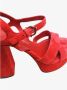 Salvatore Ferragamo Pre-owned Suede sandals Red Dames - Thumbnail 3