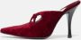 Salvatore Ferragamo Pre-owned Velvet sandals Red Dames - Thumbnail 2