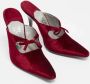Salvatore Ferragamo Pre-owned Velvet sandals Red Dames - Thumbnail 4